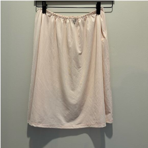 Maje Semi Sheer Blush Womens 40/Large Silk Blend Balletcore Mini Skirt - Picture 1 of 3